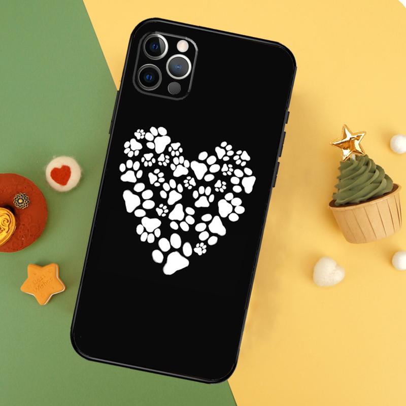 Cat Dog Paw Design Phone Case For iPhone 17 16 16E 15 14 12 11 13 Pro Max 12 13 Mini 17Air Shockproof Cover