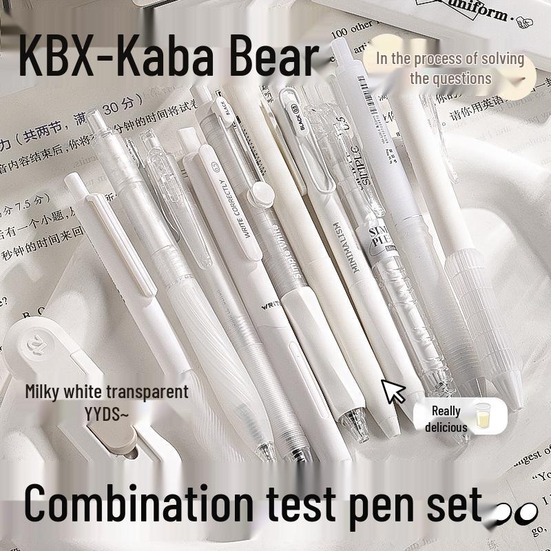 High-Quality Quick-Dry Student Push-Button Pen for Note-Taking & Signing