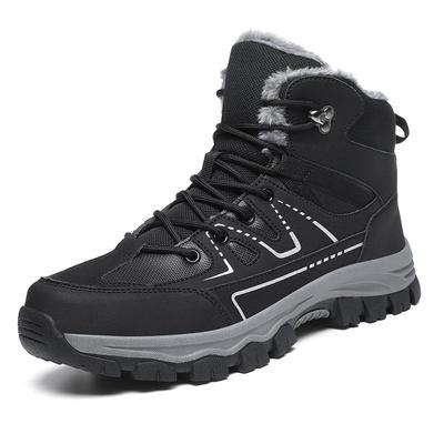 Winter Men Hikking Shoes Anti Slip Climbing Trekking Boots Warm Mens Ankle Boots Snow Boots Breathable Walking Casual Sneakers