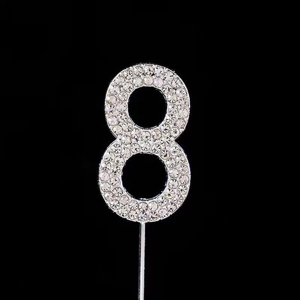 Schöne und elegante digitale Kristall-Digital-Steckfigur, Königin-Göttin Geburtstagstortendekoration, Prinzessin Fee