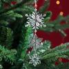 New Year Hanging Acrylic Decorations Crystal Christmas Tree Ornaments Pendant
