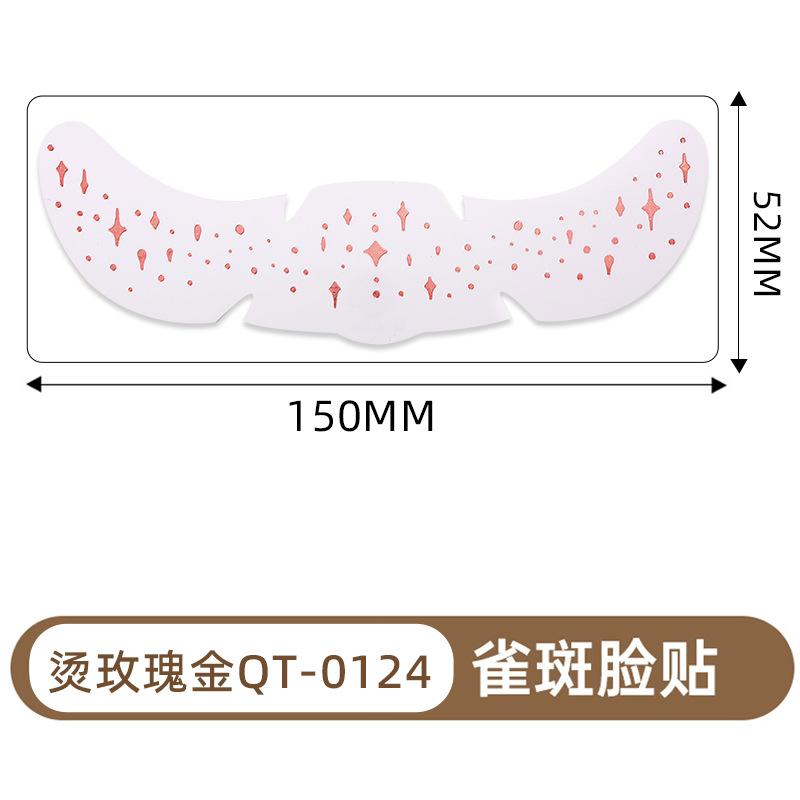 Supply Makeup Face Stickers Valentine'S Day Cute Love Ball Decoration Creative Freckles Tattoo Stickers Hot Gold And Silver