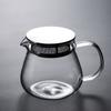 One Touch Glass Teapot Glass Coffee Server for Drip Coffee Maker, Standard Glass Coffee Carafe, Coffee Pot with Lid, Clear,
