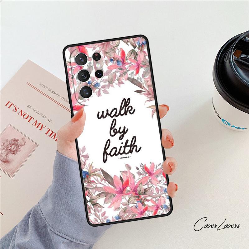 

Bible Verse phone case For Samsung Galaxy S24 S25 S23 S22 Ultra Note 10 20 Plus S20 S21 FE Cover For Note10 Pro(Plus)