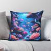 Coral Reef Fish Underwater Dream Pillowcase Polyester Linen Velvet Printed Zip Decor Home Cushion Cover