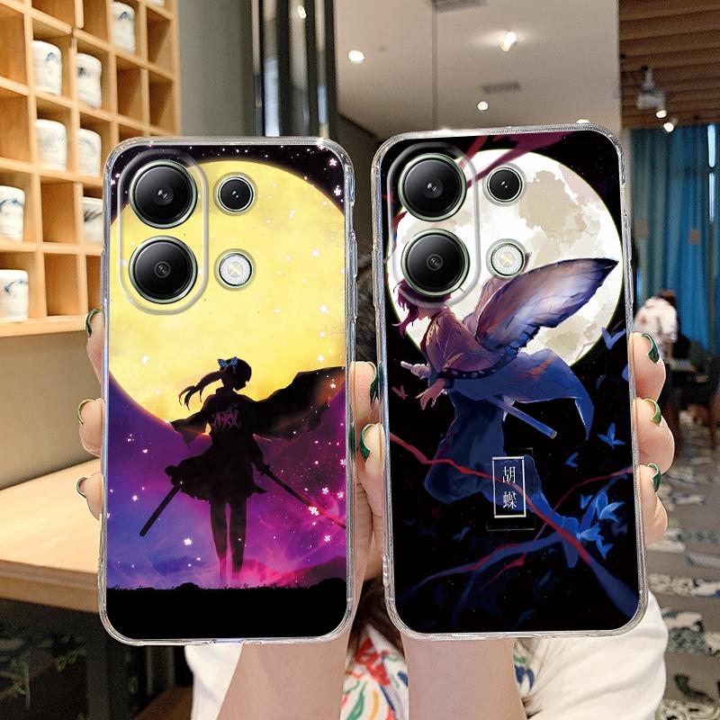 Cool Anime Soft Clear Silicone Case For Xiaomi Redmi Note 13 14T 15 Samsung A55 A35 S24 FE S25 iPhone Huawei Honor Camera Protective Shockproof Cover