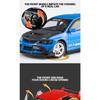 1/24 Mitsubishi Lancer Evolution IX EVO Modified Car Alloy Car Model Sound and Light Children's Toy Collectibles Birthday Gift