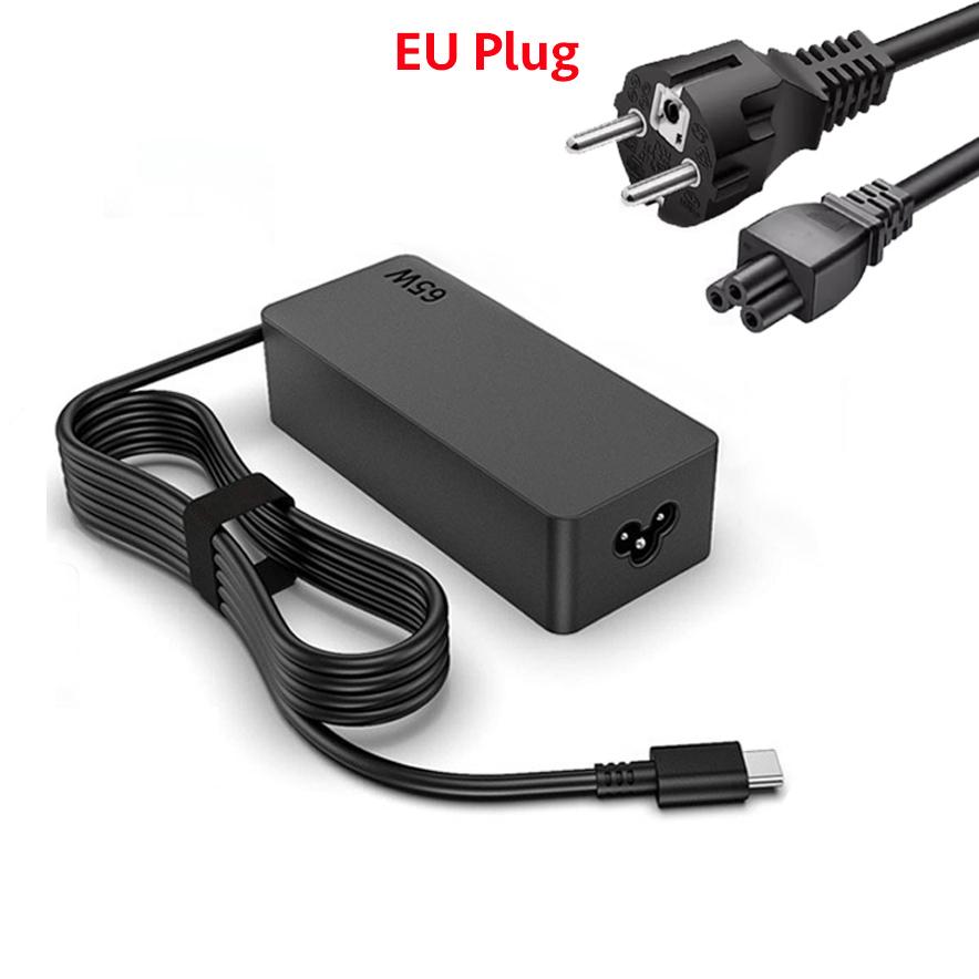 65W 20V 3.25A USB C Laptop Charger Adapter for Lenovo ThinkPad Hp Chromebook Yoga Huawei Xiaomi ASUS Type C Fast Power Supply