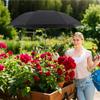 95cm Plant Umbrella Outdoor Flower Sun Shade Parasol Patio Plants Umbrella for Gardeners Outside Yard Patio Porch Backyard Deck
