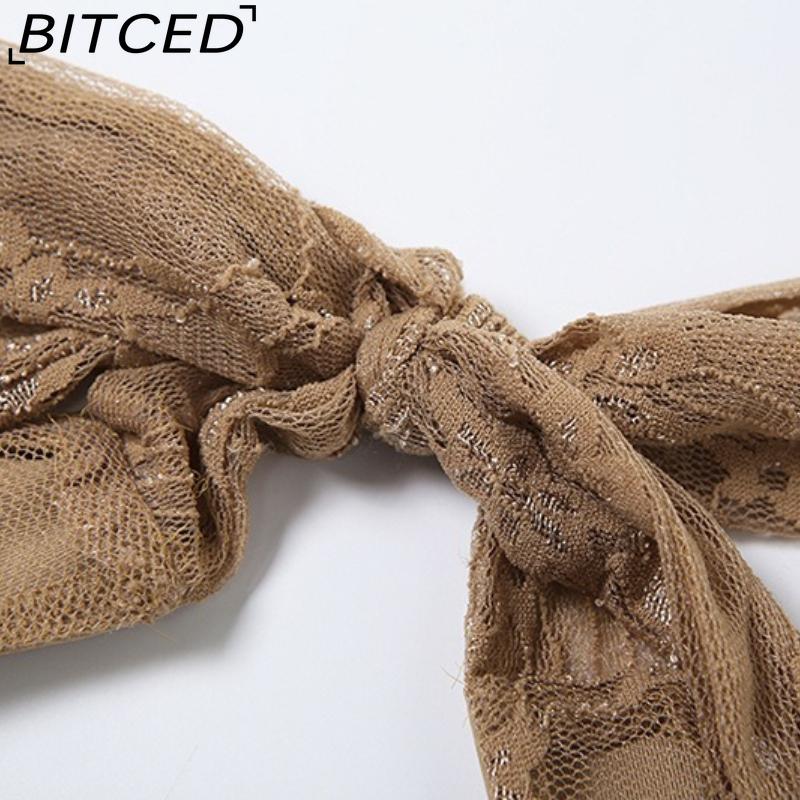 BITCED Summer Women's Solid-Color Slim-Fit Streetwear Halter Neck Sexy Backless Tank Top