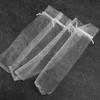 500Pcs White Drawstring Organza Folding Hand Fan Pouch Party Wedding Favor Gift Bags