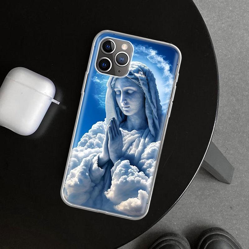 Virgin De Guadalupe Mary Phone Case Cover for iPhone 11 12 13 Mini 14 15 Plus 16 Pro Max 17 Air 7 8 + SE Art Customized Fundas 1