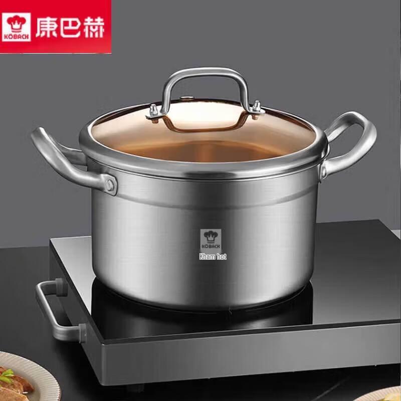 Kangbach Food-Grade 304 Stainless Steel Soup Pot 22cm