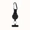 4cm Nylon Rope Retractable Keychain with Carabiner, Anti-Lost Device