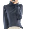 Fall and Winter Women's High Neck Slim Thin Long-sleeved Bottoming Shirt