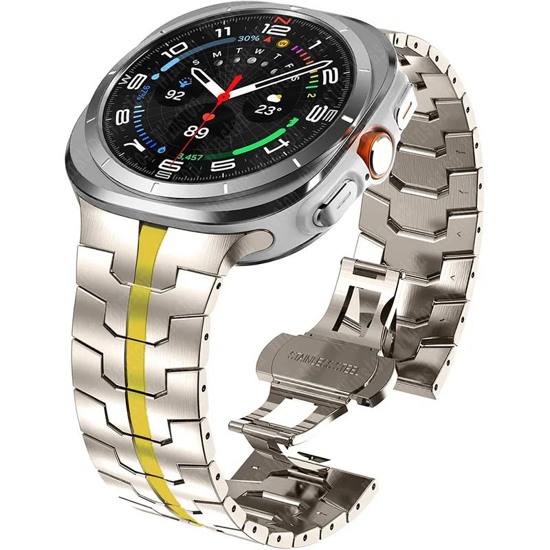 Bracelet for Samsung Galaxy Watch Ultra 2025 Correa Stainless Steel Metal Band for Samsung Ultra 7 Galaxy Ultra 47MM Wrist Strap