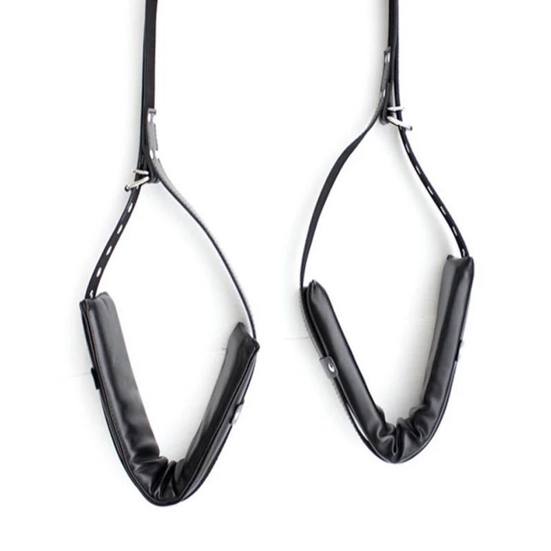 BDSM Bondage Gear Adjustable Handcuffs Ankle Cuffs Open Leg Restraint Fetish Sex Toys For Woman Couples Adult Games No Vibator