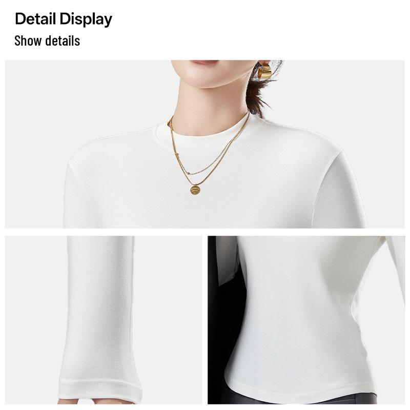 Women's Lenzing Modal Antibacterial Long Sleeve Warm Base Layer Top