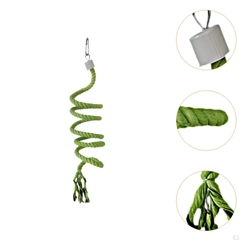 Bird Rope Perch ,Parrot Swing ,Colorful ,Pet Supplies ,Climbing Toy ,Cotton for Canaries