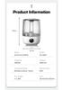 4L Large Capacity Smart Humidifier with Aromatherapy, High Mist Output for Indoor Air, Compact Mini Desktop Design