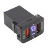 Dual USB Port  R Socket QC3.0 Fast   Charging Outlet Power Adapter for   Fortuner