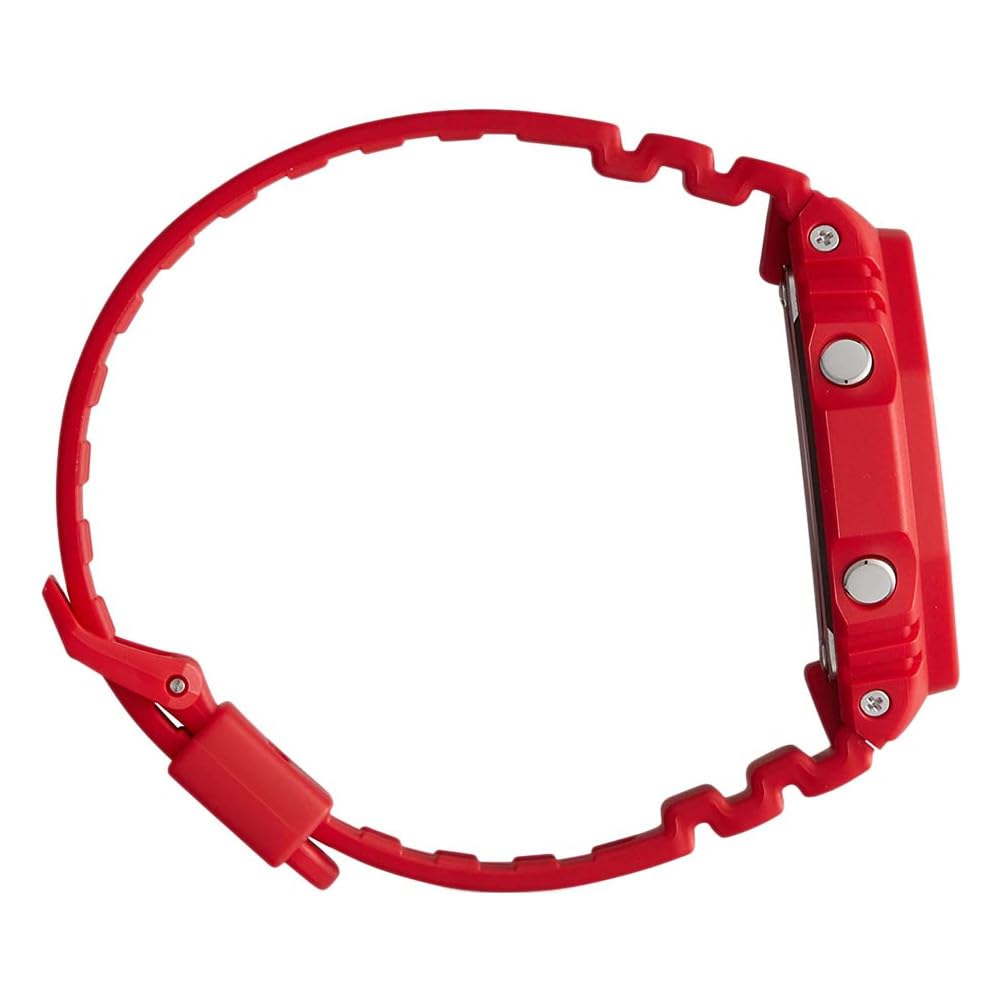 Casio Red Sports Quartz Ships Internationally GA-2100-4A G-SHOCK Men's Analog-Digital Watch,