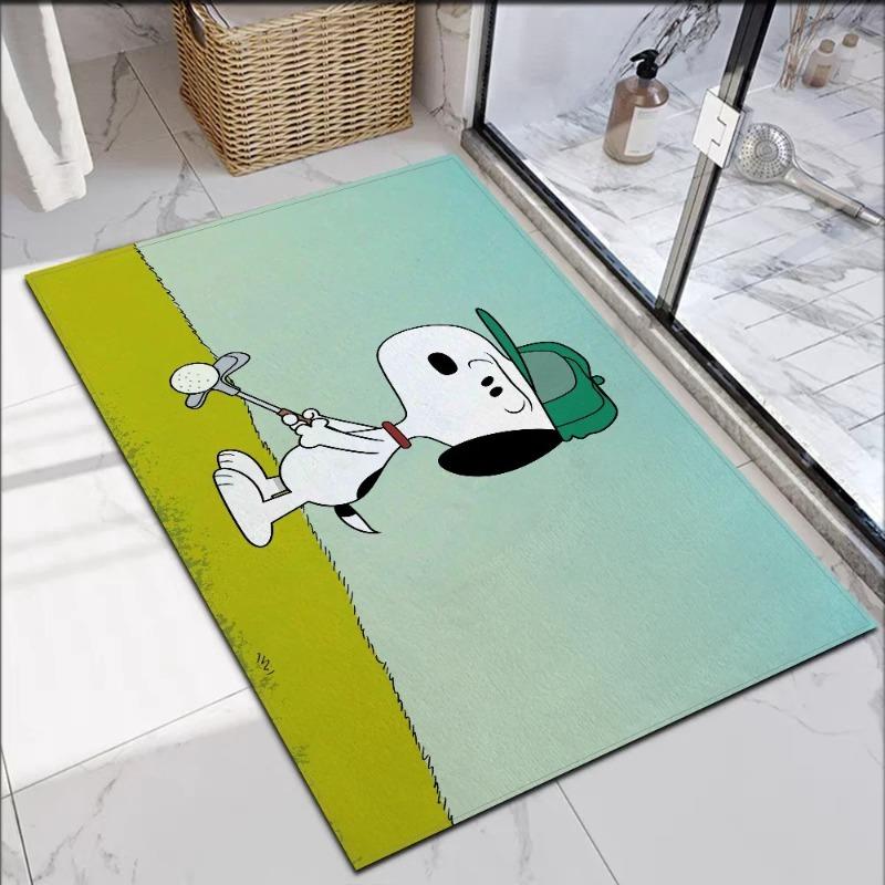  Wycieraczka do drzwi Disney Snoopy, słodka kreskówka, pokój dziecięcy, dekoracja domu, antypoślizgowy, zmywalny dywanik do sypialni, łazienki, kuchni, wejścia