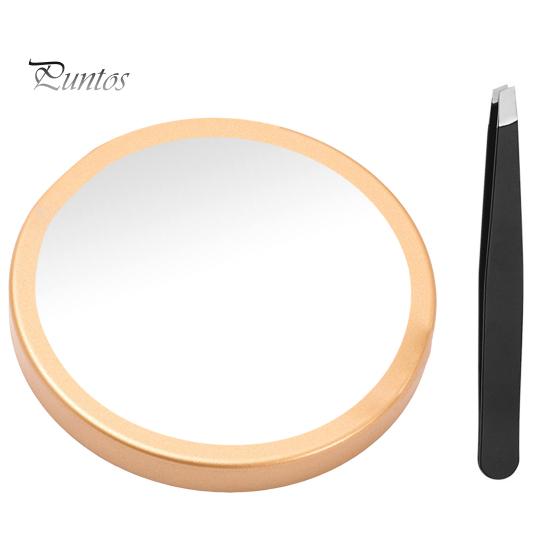 Přenosné kosmetické zrcátko s 30násobnou lupou Pinzeta s přísavkou v ceně Přenosné zrcátko na make-up s lupou na cesty