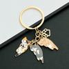 Three Cute Realistic Cat Keychains with Collars - Orange, Blue, White Kittens