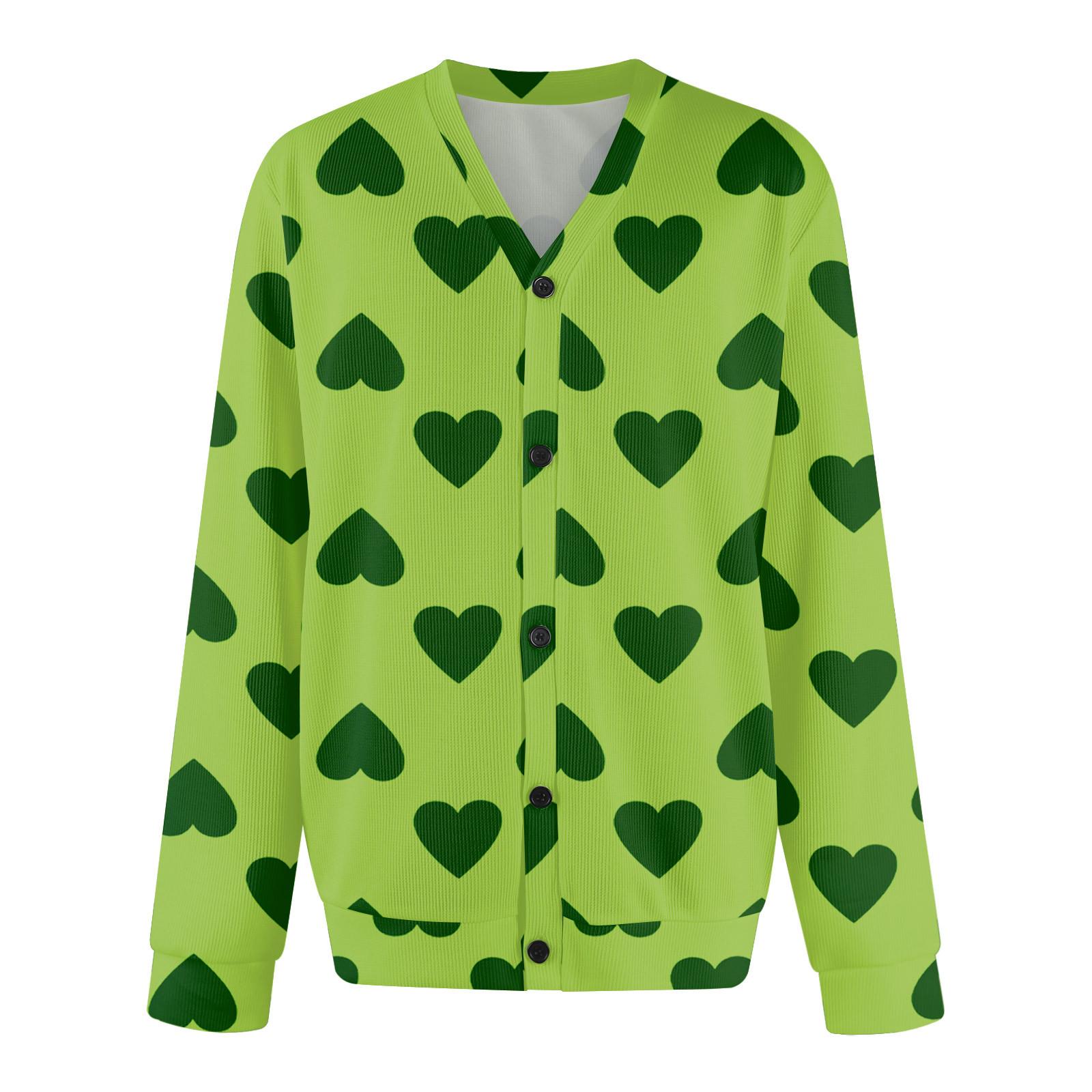 

Мужская повседневная однобортная модная куртка-кардиган с длинными рукавами на пуговицах XXL зелёный