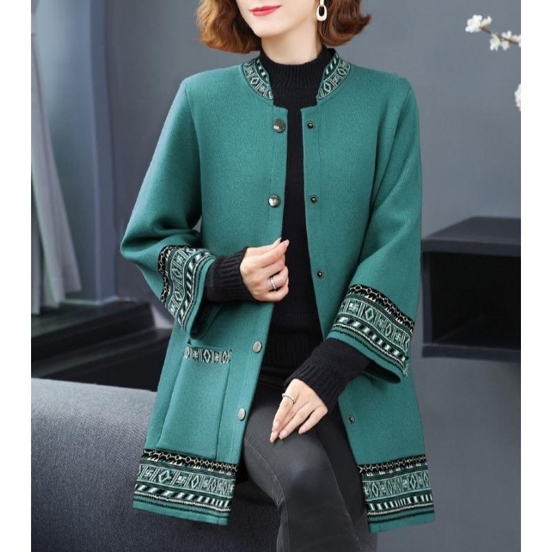 Plus Size Spliced Trench Coat for