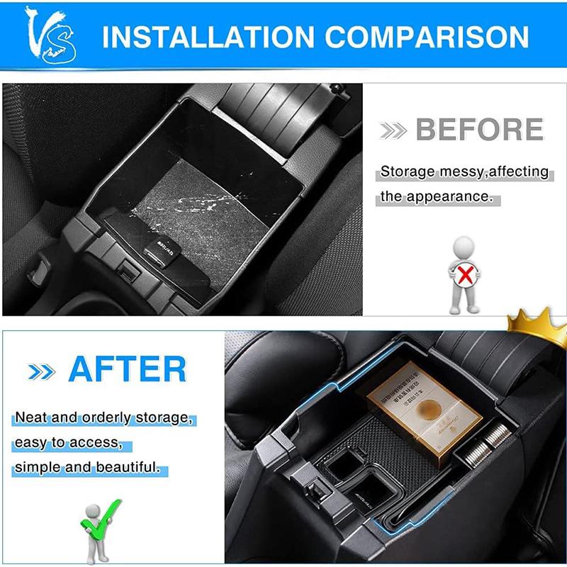 For Toyota Corolla E210 - & Corolla Cross (XG10)  Centre Console Organizer Tray  Armrest Storage Box Coin Holder