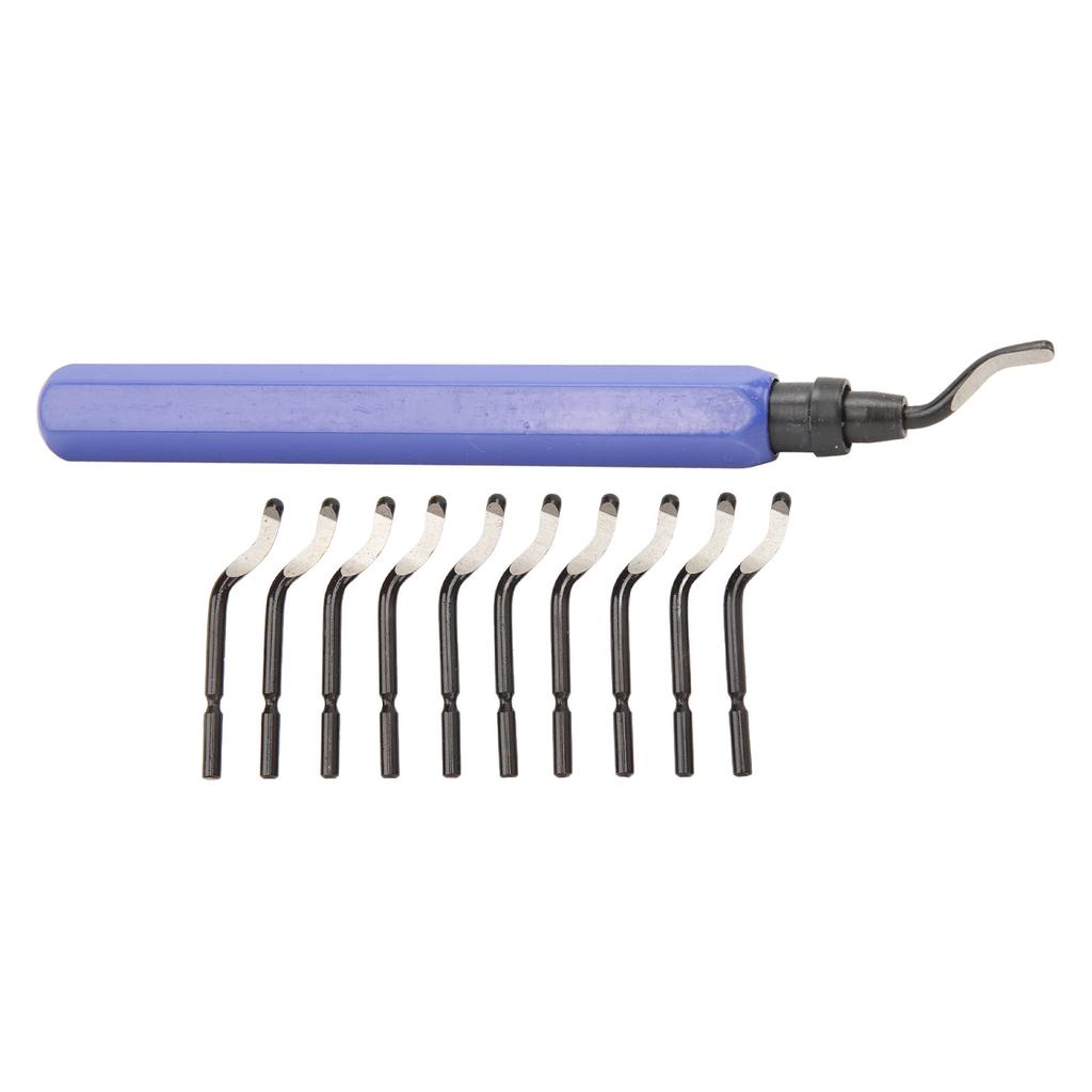 Entgratwerkzeug mit 10 Klingen Kantenentferner für Kupfer-PVC-Rohre 3D-Druck Harzkunst Metall