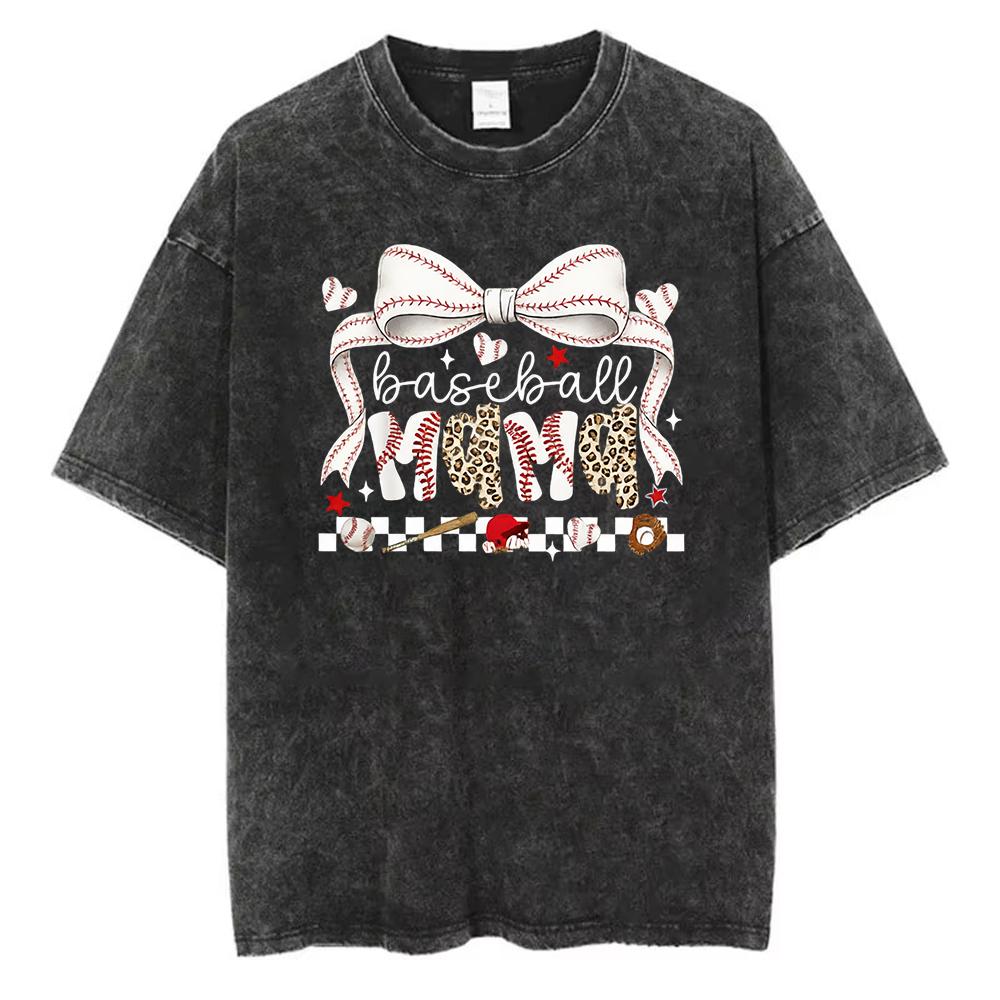 

Mothers Day Gift Mama T Shirt Women Trendy Vintage Versatile Short Sleeve Tops Stylish Casual Heart Graphic Tee for Mom 2XL