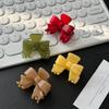 Chic Korean Style Small Bow Hair Clip Made From Acetate Perfect For Fashionable Women
