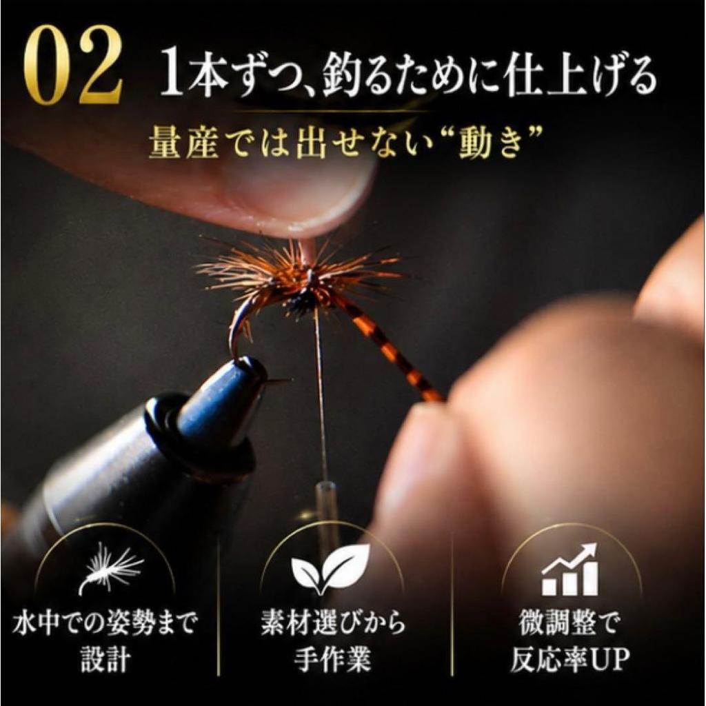 Used Marabou Kebari Handmade Kebari Managed Fishing Spot Fly Pink Beads Completed Fly Kebari