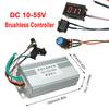 30A DC 10-55V Bürstenloser Motorregler Dreiphasen-Bürstenloser ESC Digitalanzeige Geschwindigkeitsregler Platine für DIY-Projekte