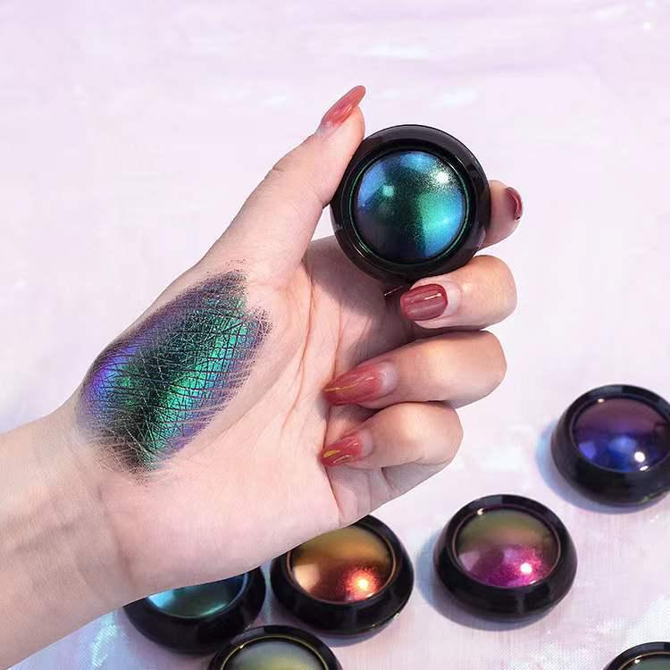 Chameleon Eyeshadow and Highlighter Powder - No Logo, Multicolor Makeup