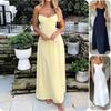 Women's Elegant Spaghetti Strap A-line Dress - Spring 2026