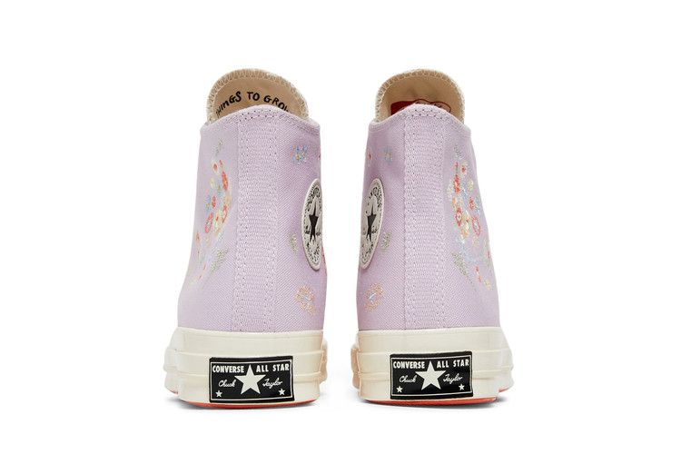 Converse Wmns Chuck 70 High 'Embroidered Floral Print - Pale Amethyst'