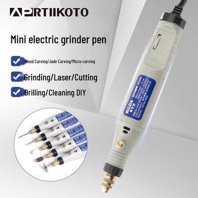 Variable Speed Electric Grinder and Engraver - Handheld Sander for Jade Polishing and Cutting.