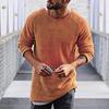Maglione da Uomo Tinta Unita Maglia Larga Termico Maglione Pullover da Uomo per Autunno