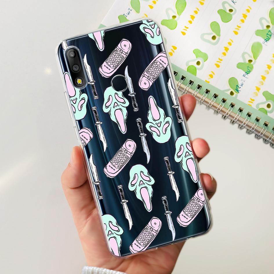 For Asus ZenFone Max Pro M2 Case ZB631KL ZB633KL Luxury Marble Bumper Soft Clear Silicone Phone Back Cover For Asus X01BDA Capas