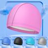 Unisex Swim Cap Long Short Hair Solid Color Swim Cap