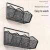 Punch-Free Wall-Mounted Kitchen Rack for Onion, Ginger, and Garlic Storage