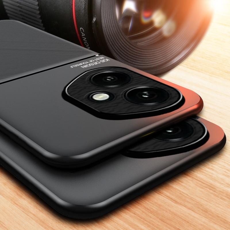 Schlanke, rutschfeste Schutzhülle für Honor 400 / Honor 400 Pro / Honor 400 Lite mit magnetischer Autohalterung aus Metall