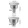 Corrosion Resistant Circular Floor Drain Stainless Steels High Flows Drainage Floor Strainer for DN50/DN75 Drainage System