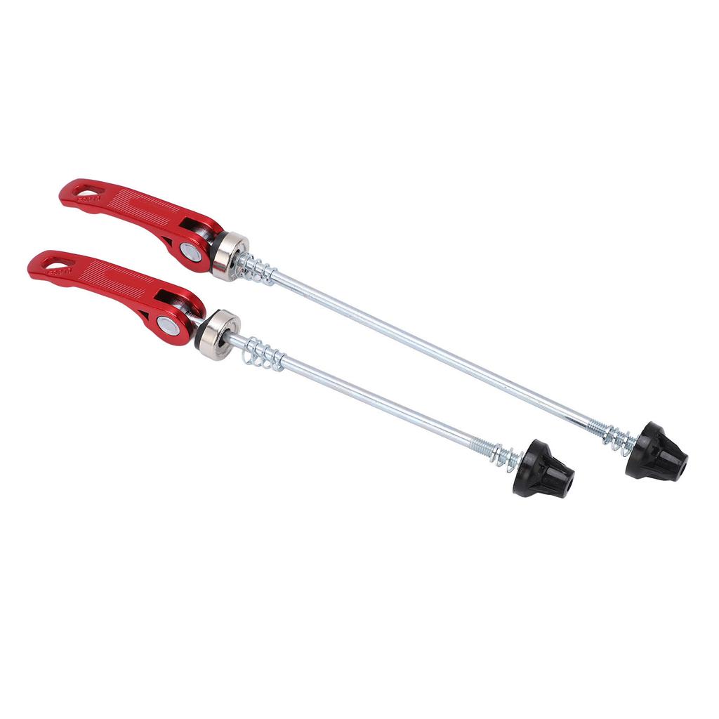 1 Pair Quick Release Bicycle Skewer Bike Wheel Hub Front and Rear Skewers Cycling ToolsRed