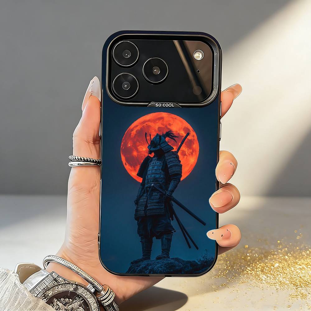 Japanska serier Vagabond Samurai Telefonfodral För iPhone17,16,15,14,13,12,11,Pro,MAX Vit Matt Stötsäker Fodral