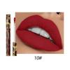 Matte Velvet Misted Leopard Lip Glaze Is Easy To Apply Color, Does Not Stain The Cup, Does Not Fade